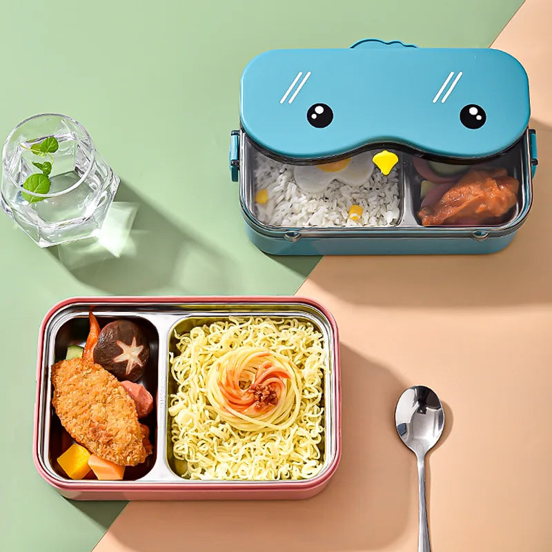 Cute cartoon insulated lunch box for kids