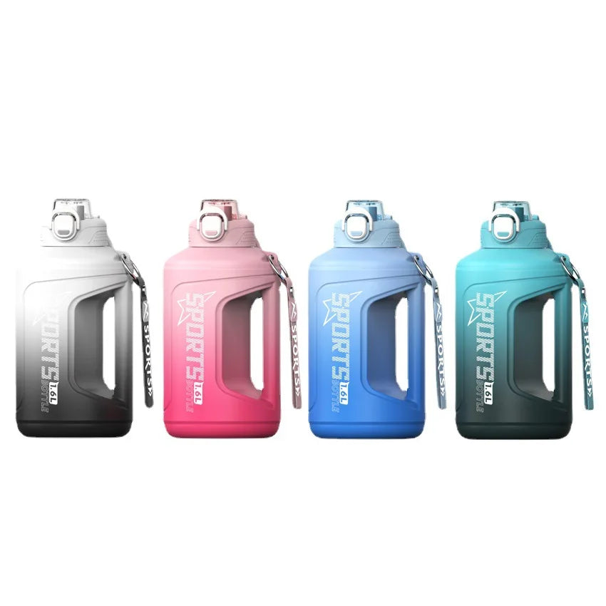 1.5L rainbow gradient gym and sport water bottle (2)
