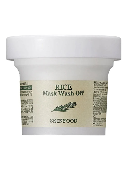 SKINFOOD Rice Mask Wash Off For Brightening And Softening Skin- Unisex (100 G)