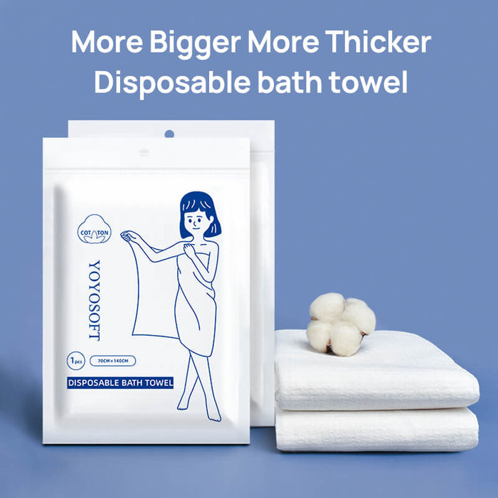 Disposable bath towel