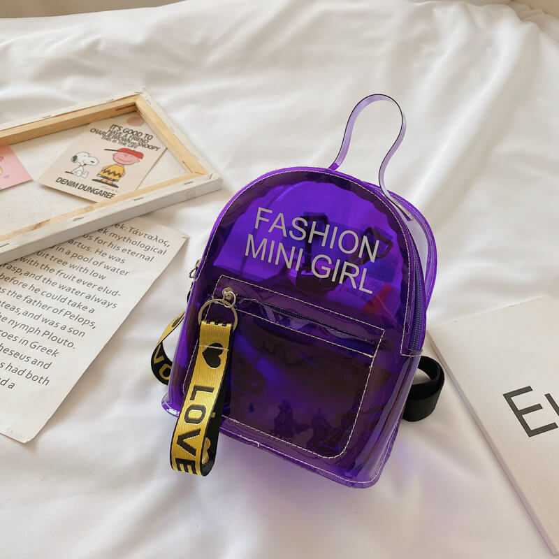 Transparent Mini Fashion backpack Bags