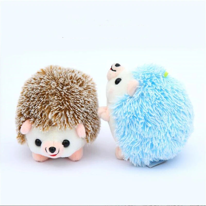 Happy Hedgehog Plush Doll Keychain