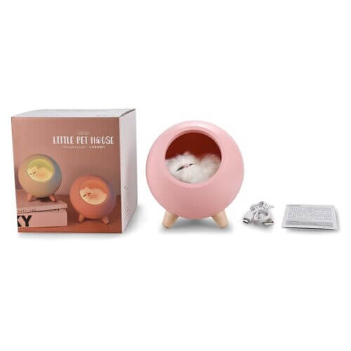 LED Cat House Night Lamp for Bedroom